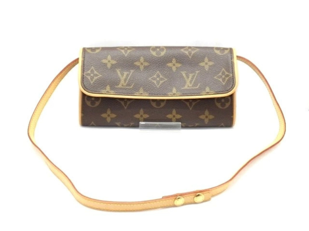 LOUIS VUITTON Pochette Twin Shoulder Bag Monogram